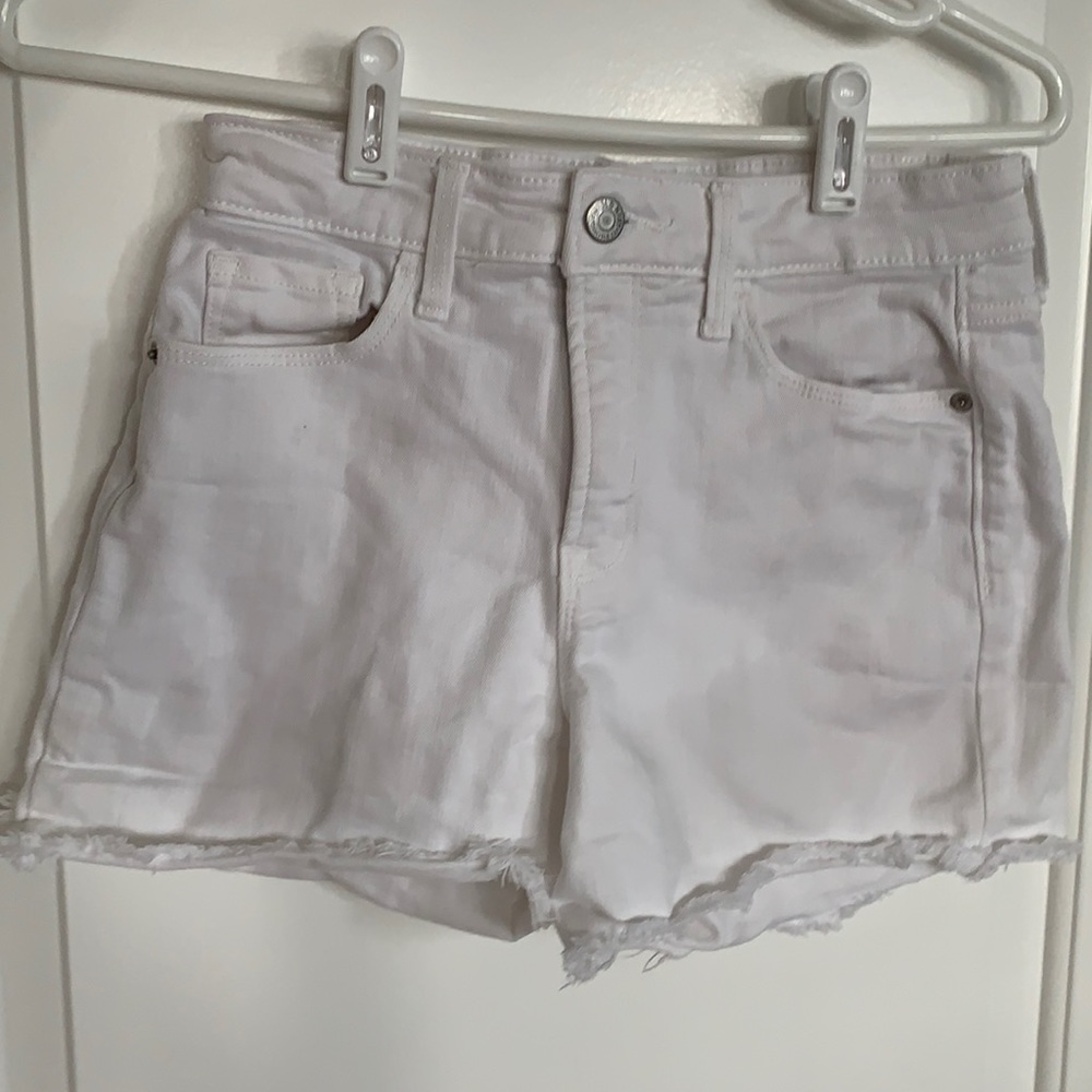 White Denim Jean Shorts
